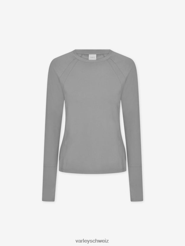 Bekleidung grauer Flanell Frauen Varley Bradford Active Top 8J4JZN243