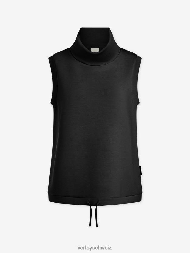 Bekleidung Schwarz Frauen Varley Leigh-Tanktop mit hohem Kragen 8J4JZN36