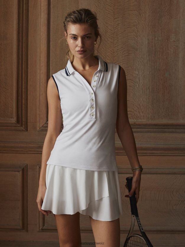 Bekleidung Weiß Frauen Varley Anvier Performance-Polo 8J4JZN8