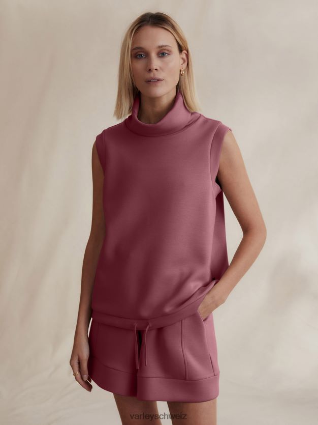 Bekleidung wilder Rhabarber Frauen Varley Leigh-Tanktop mit hohem Kragen 8J4JZN35