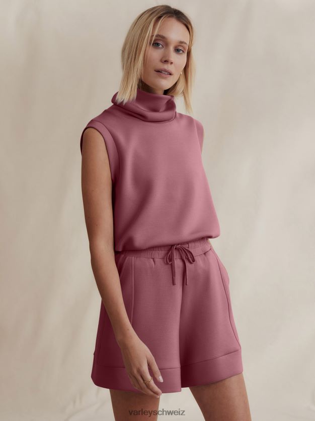 Bekleidung wilder Rhabarber Frauen Varley Leigh-Tanktop mit hohem Kragen 8J4JZN35