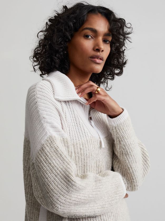 Bekleidung Nimbuswolke Frauen Varley Willard-Pullover mit halbem Reißverschluss 8J4JZN213