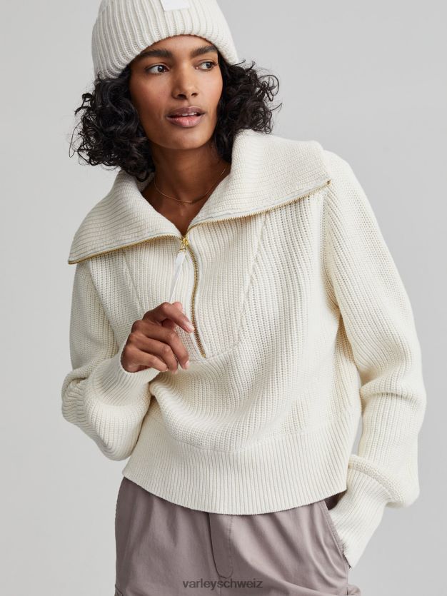 Bekleidung Reiher Frauen Varley Mentone-Strickpullover mit halbem Reißverschluss 8J4JZN218