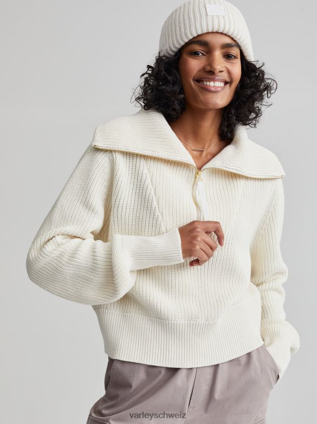 Bekleidung Reiher Frauen Varley Mentone-Strickpullover mit halbem Reißverschluss 8J4JZN218