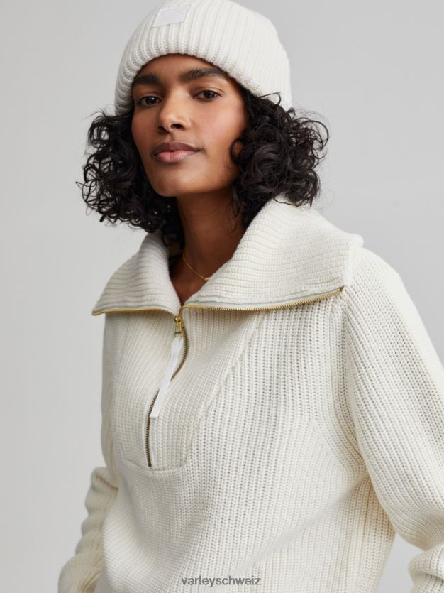 Bekleidung Reiher Frauen Varley Mentone-Strickpullover mit halbem Reißverschluss 8J4JZN218