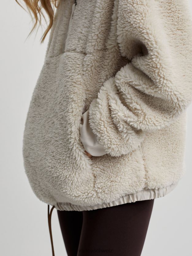 Bekleidung Eierlikör Frauen Varley Appleton-Pullover mit halbem Reißverschluss 8J4JZN472