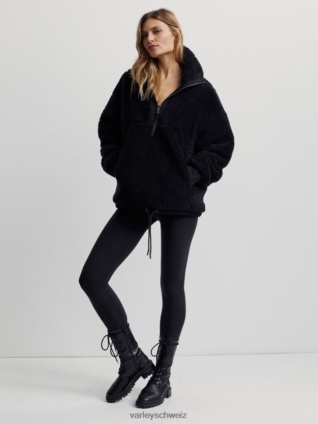 Bekleidung Schwarz Frauen Varley Appleton-Pullover mit halbem Reißverschluss 8J4JZN473