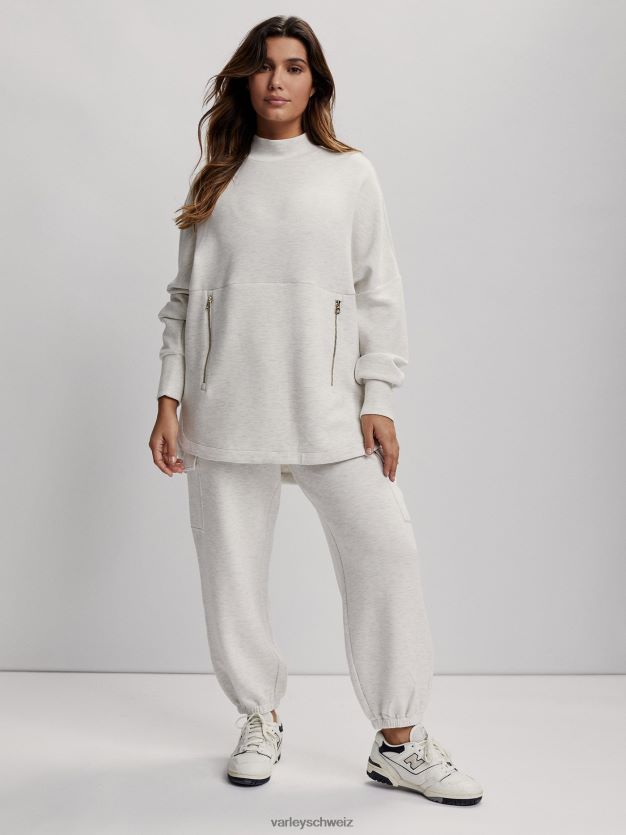 Bekleidung Elfenbeinmergel Frauen Varley Buchtschweiß 8J4JZN154