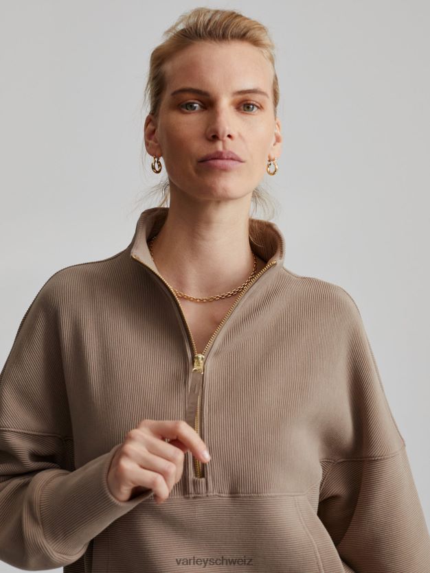 Bekleidung Fossil Frauen Varley Acadia-Pullover mit halbem Reißverschluss 8J4JZN204