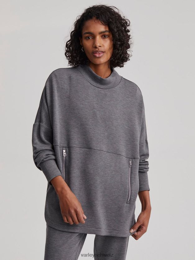 Bekleidung Holzkohle Mergel Frauen Varley Buchtschweiß 8J4JZN153