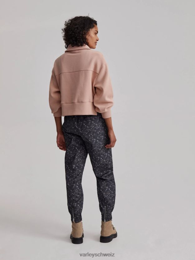 Bekleidung Mahagoni-Rose Frauen Varley Ramona-Pullover mit halbem Reißverschluss 8J4JZN146