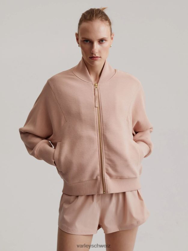 Bekleidung Mahagoni-Rose Frauen Varley alias Sweatjacke mit durchgehendem Reißverschluss 8J4JZN158