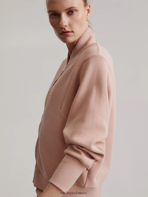 Bekleidung Mahagoni-Rose Frauen Varley alias Sweatjacke mit durchgehendem Reißverschluss 8J4JZN158