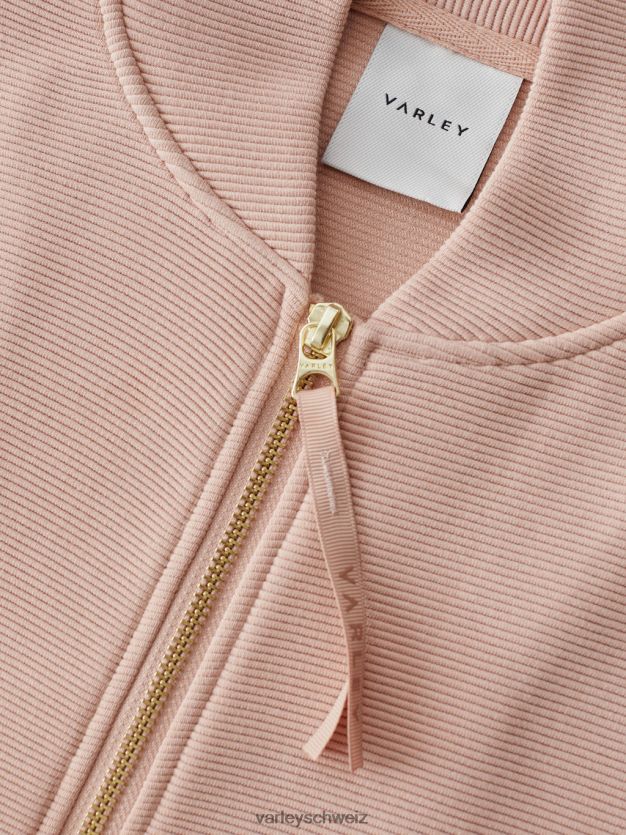 Bekleidung Mahagoni-Rose Frauen Varley alias Sweatjacke mit durchgehendem Reißverschluss 8J4JZN158