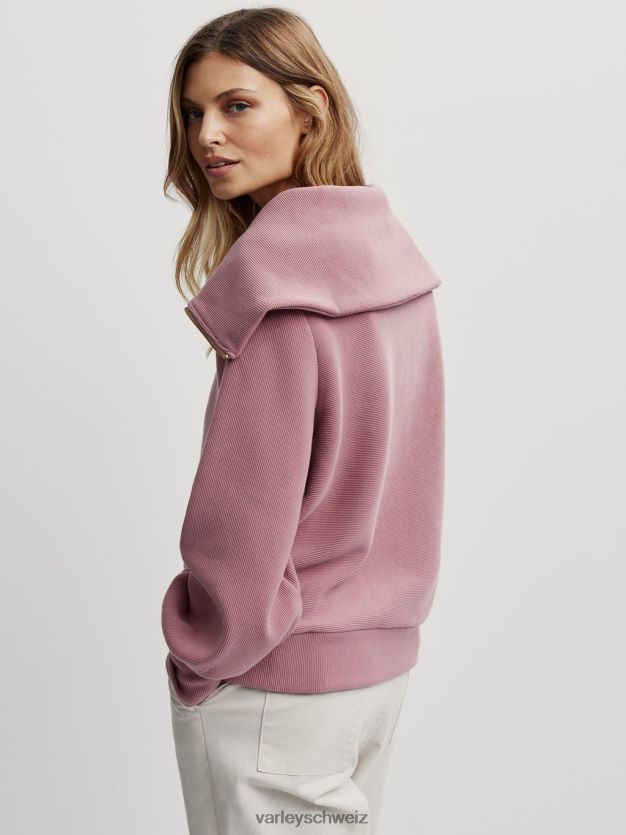 Bekleidung Nostalgie stieg Frauen Varley Vine-Pullover mit halbem Reißverschluss 8J4JZN89