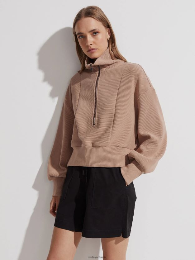 Bekleidung Pfifferling Frauen Varley Ramona-Pullover mit halbem Reißverschluss 8J4JZN145