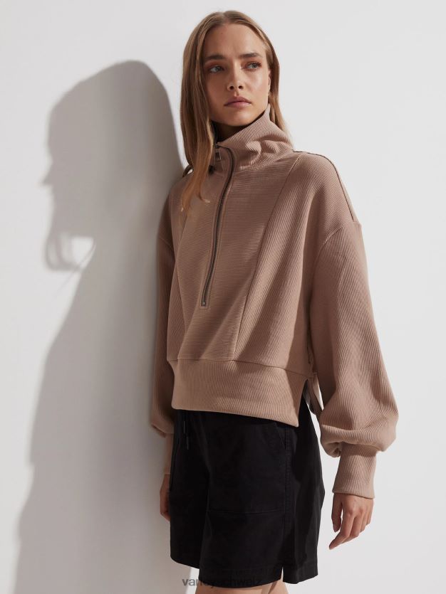 Bekleidung Pfifferling Frauen Varley Ramona-Pullover mit halbem Reißverschluss 8J4JZN145