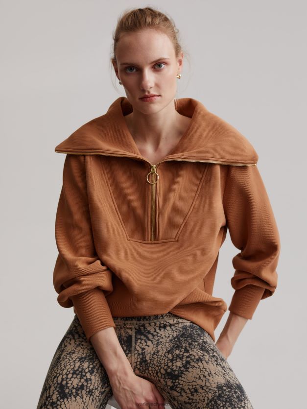 Bekleidung Roggen Frauen Varley Vine-Pullover mit halbem Reißverschluss 8J4JZN92