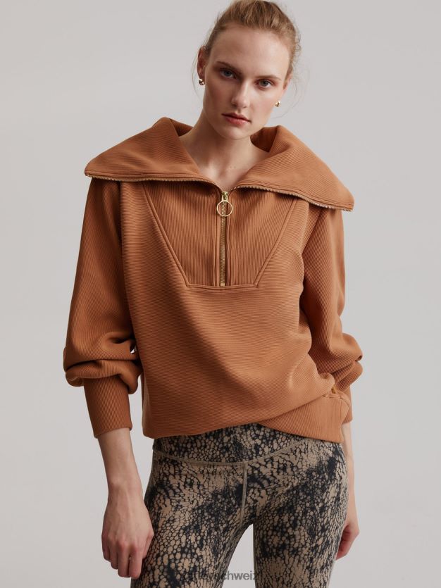 Bekleidung Roggen Frauen Varley Vine-Pullover mit halbem Reißverschluss 8J4JZN92