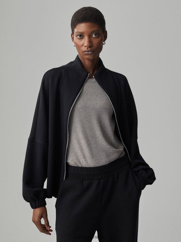 Bekleidung Schwarz Frauen Varley Ashbury-Sweatshirt mit durchgehendem Reißverschluss 8J4JZN37
