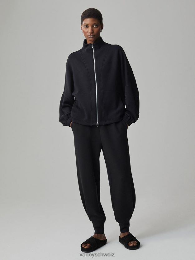 Bekleidung Schwarz Frauen Varley Ashbury-Sweatshirt mit durchgehendem Reißverschluss 8J4JZN37