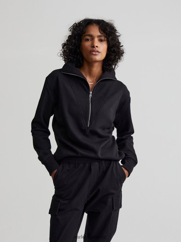 Bekleidung Schwarz Frauen Varley Clearwood-Pullover mit halbem Reißverschluss 8J4JZN229