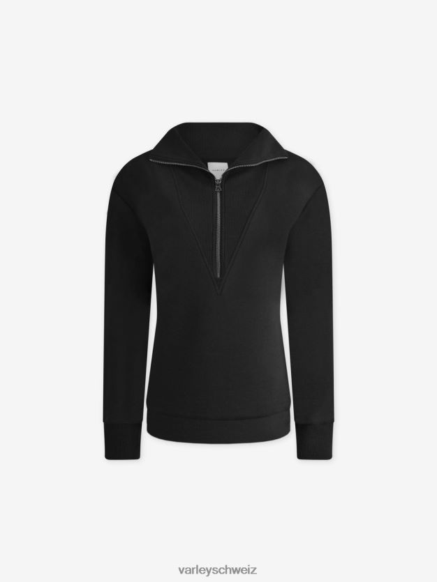 Bekleidung Schwarz Frauen Varley Clearwood-Pullover mit halbem Reißverschluss 8J4JZN229