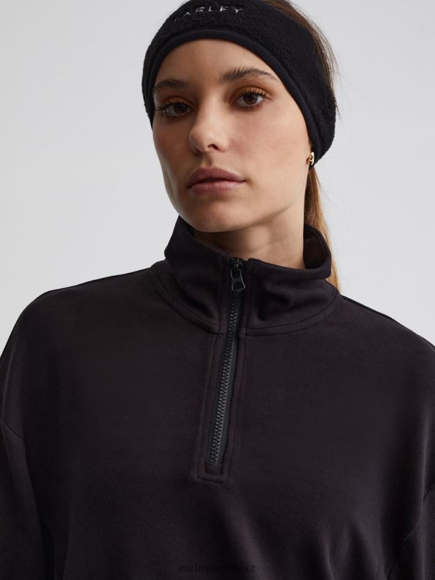Bekleidung Schwarz Frauen Varley Collett-Pullover mit halbem Reißverschluss 8J4JZN237