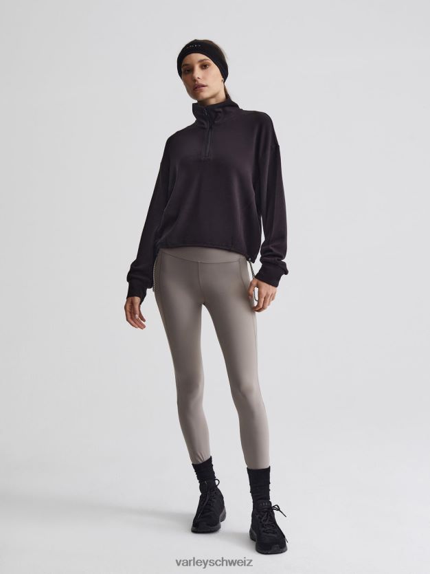 Bekleidung Schwarz Frauen Varley Collett-Pullover mit halbem Reißverschluss 8J4JZN237
