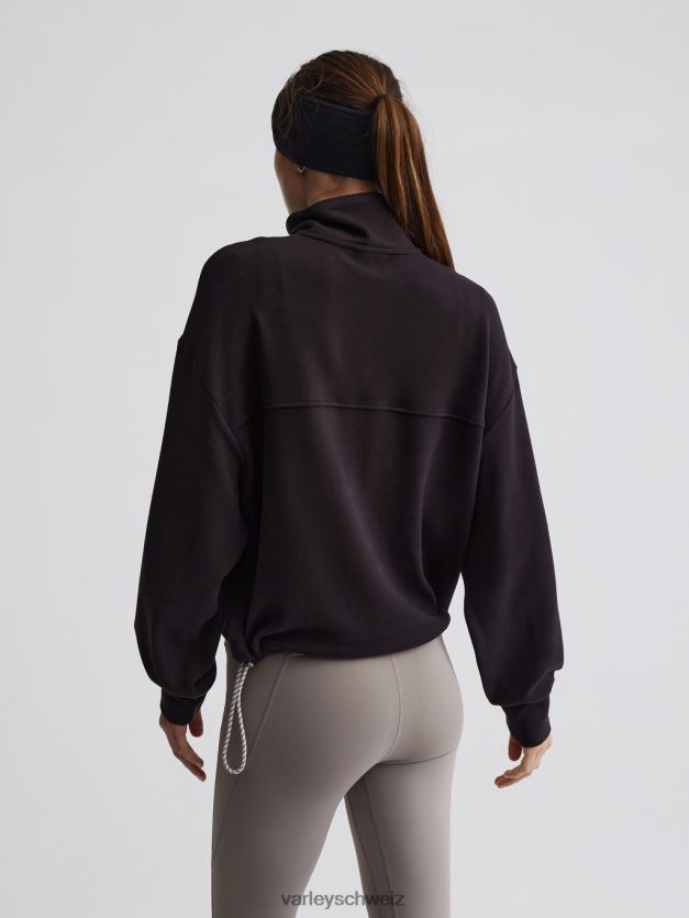 Bekleidung Schwarz Frauen Varley Collett-Pullover mit halbem Reißverschluss 8J4JZN237