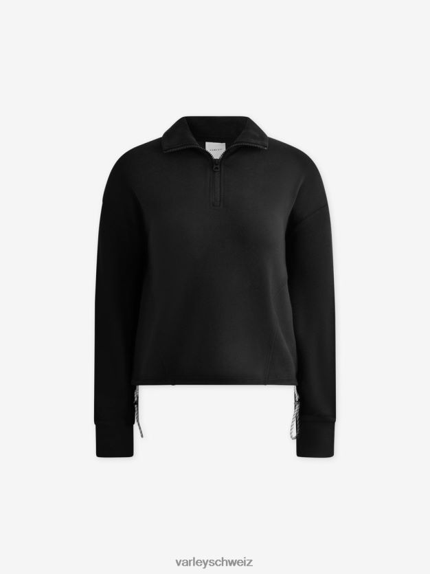 Bekleidung Schwarz Frauen Varley Collett-Pullover mit halbem Reißverschluss 8J4JZN237