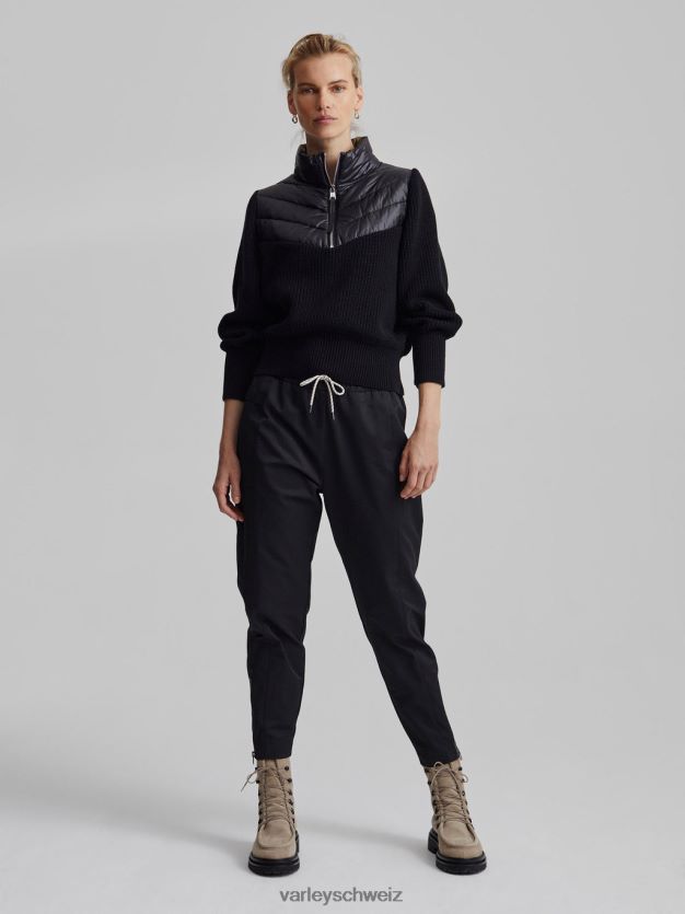 Bekleidung Schwarz Frauen Varley Daines-Pullover mit halbem Reißverschluss 8J4JZN421