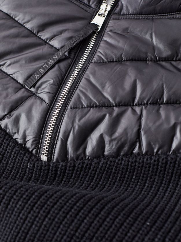 Bekleidung Schwarz Frauen Varley Daines-Pullover mit halbem Reißverschluss 8J4JZN421
