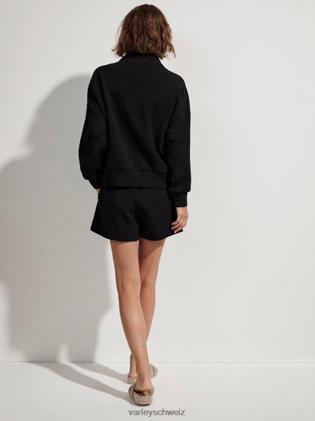 Bekleidung Schwarz Frauen Varley Hawley-Sweatshirt mit halbem Reißverschluss 8J4JZN84