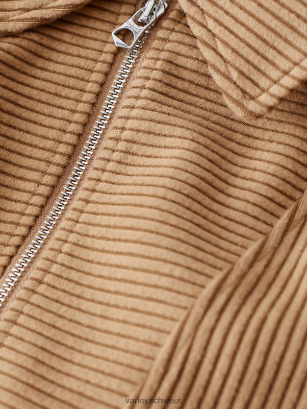 Bekleidung Wüstensand Frauen Varley Blair-Pullover mit halbem Reißverschluss 8J4JZN195