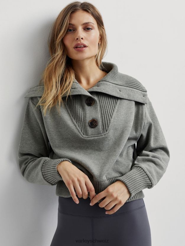 Bekleidung dunkelgrün gefleckter Mergel Frauen Varley Mailand schwitzt 8J4JZN225