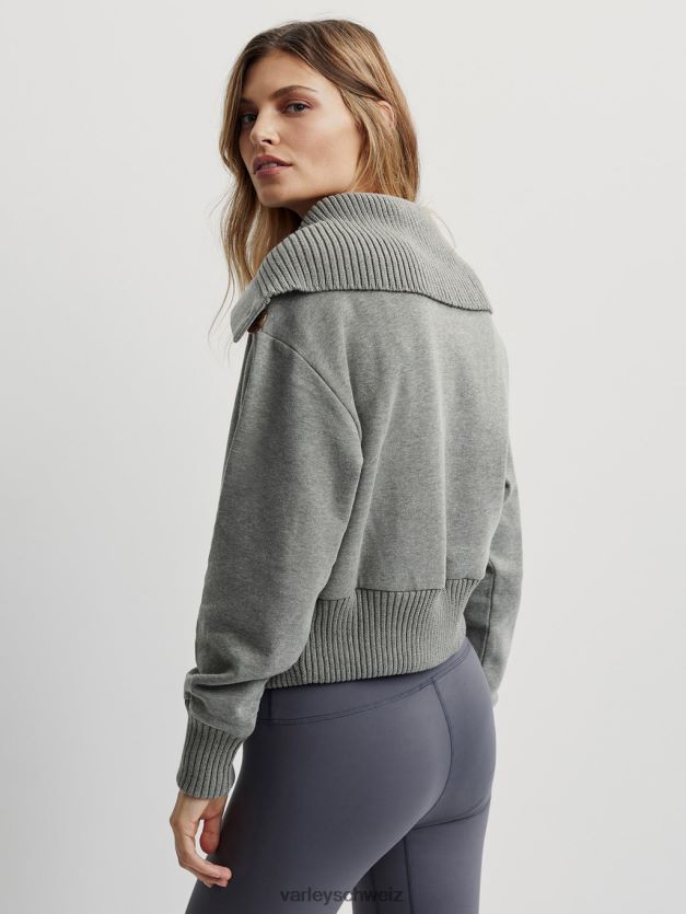 Bekleidung dunkelgrün gefleckter Mergel Frauen Varley Mailand schwitzt 8J4JZN225