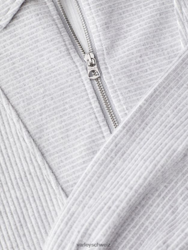 Bekleidung grauer Mergel Frauen Varley Blair-Pullover mit halbem Reißverschluss 8J4JZN196