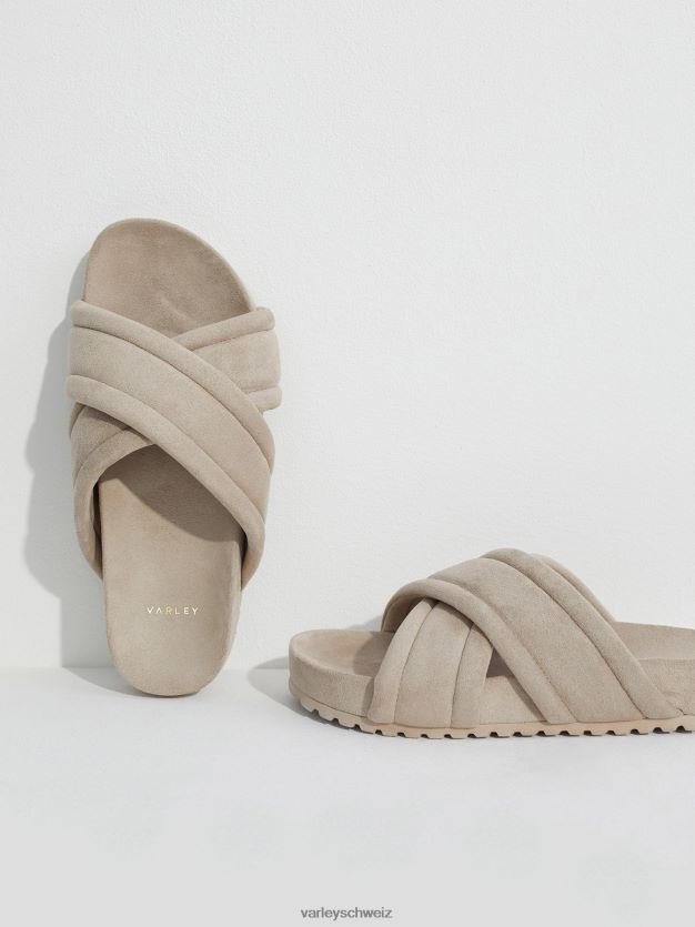 Folien Nerzstein Frauen Varley Ronley gesteppte Pantoletten 8J4JZN480