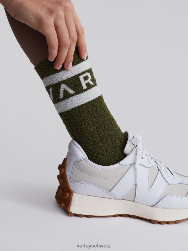 Zubehör dunkles Oliv/Reiher Frauen Varley Spencer-Socke 8J4JZN496